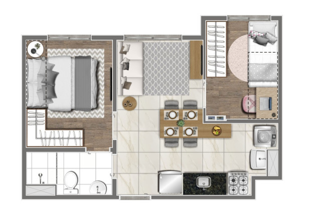 Imagem Apartamento com 1 Quarto à Venda, 39 m² em Pirituba - São Paulo Imagem Apartamento com 1 Quarto à Venda, 39 m² em Pirituba - São Paulo