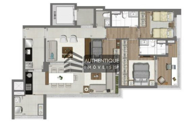 Imagem Apartamento com 3 Quartos à Venda, 104 m² em Pinheiros - São Paulo Imagem Apartamento com 3 Quartos à Venda, 104 m² em Pinheiros - São Paulo