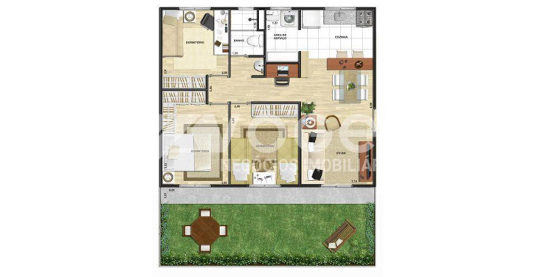 Imagem Apartamento com 2 Quartos à Venda, 42 m² em São Miguel - Sao Leopoldo Imagem Apartamento com 2 Quartos à Venda, 42 m² em São Miguel - Sao Leopoldo