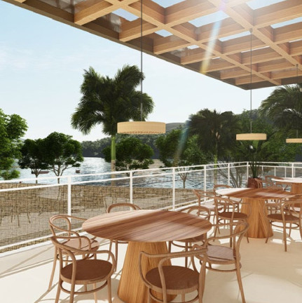 Imagem Imóvel com 1 Quarto à Venda, 48 m² em Rifaina - Kanoah Home Resort - Rifaina