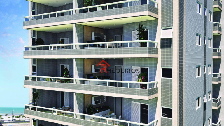 Apartamento com 2 Quartos à Venda, 80 m² em Vila Guilhermina - Praia Grande