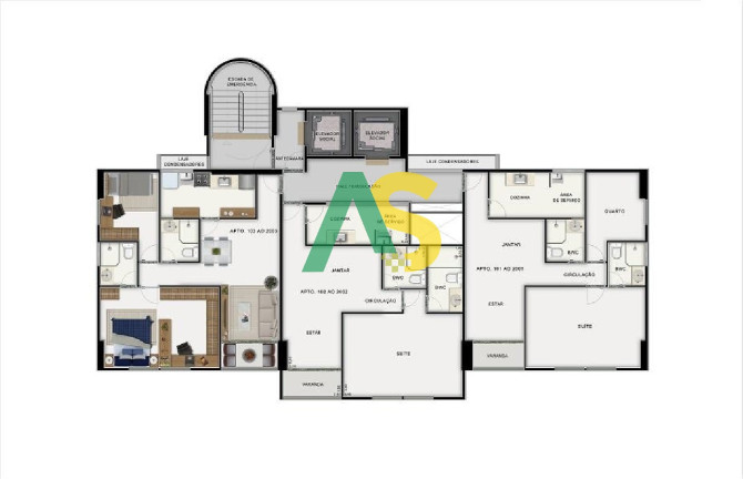 Imagem Imóvel com 2 Quartos à Venda, 58 m² em Casa Amarela - Recife Imagem Imóvel com 2 Quartos à Venda, 58 m² em Casa Amarela - Recife