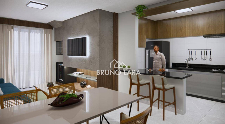 Imagem Casa com 3 Quartos à Venda, 94 m² em Novo Horizonte - Betim