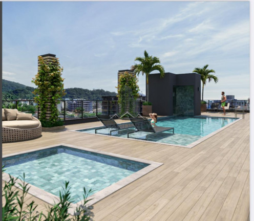 Imagem Apartamento com 1 Quarto à Venda, 41 m² em Toninhas - Ubatuba