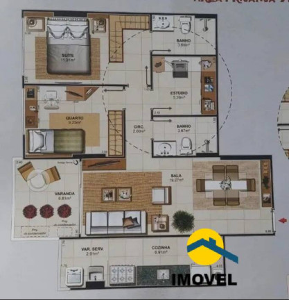Imagem Apartamento com 3 Quartos à Venda, 76 m² em Santa Rosa - Niterói Imagem Apartamento com 3 Quartos à Venda, 76 m² em Santa Rosa - Niterói