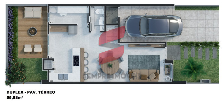 Imagem Casa com 3 Quartos à Venda, 112 m² em Abranches - Curitiba Imagem Casa com 3 Quartos à Venda, 112 m² em Abranches - Curitiba