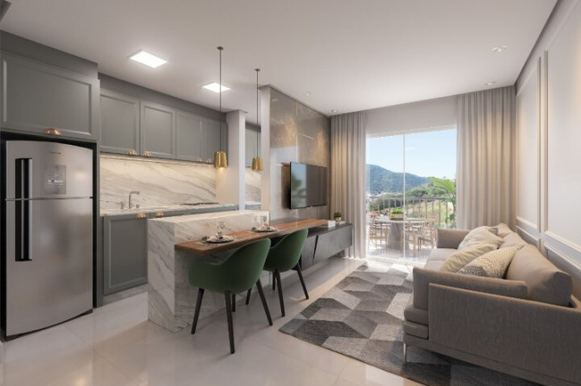 Imagem Apartamento com 2 Quartos à Venda, 69 m² em Castelo Branco - Itapema