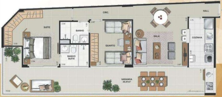 Imagem Imóvel com 2 Quartos à Venda, 99 m² em Tijuca - Rio De Janeiro