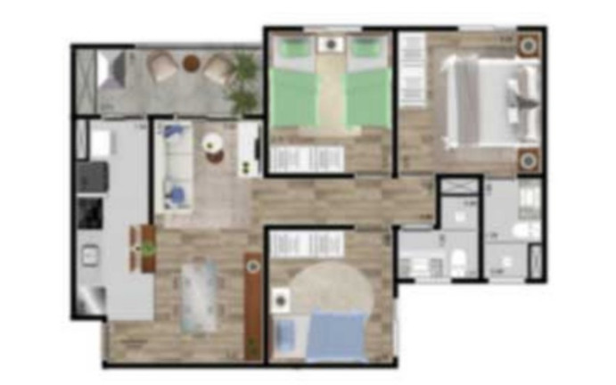 Imagem Imóvel com 2 Quartos à Venda, 66 m² em Jardim Dos Ypes - Jaguariúna