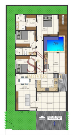 Imagem Casa com 3 Quartos à Venda,  em Bela Vista - Mossoró