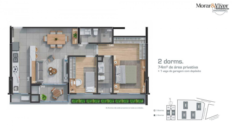 Imagem Apartamento com 3 Quartos à Venda, 87 m² em Campo Comprido - Curitiba