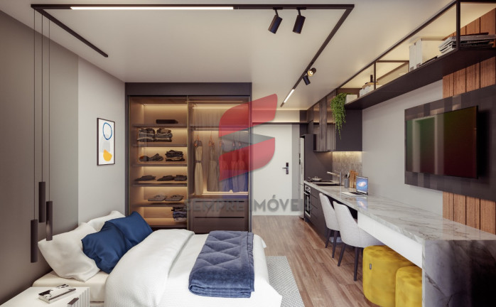 Imagem Apartamento com 1 Quarto à Venda, 20 m² em Bigorrilho - Curitiba Imagem Apartamento com 1 Quarto à Venda, 20 m² em Bigorrilho - Curitiba
