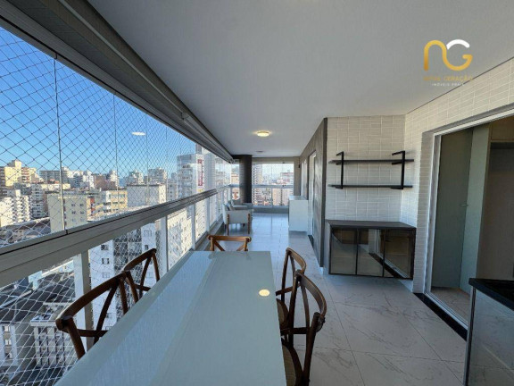 Apartamento com 3 Quartos à Venda, 148 m² em Vila Guilhermina - Praia Grande