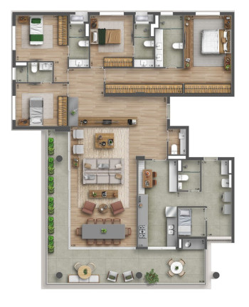 Imagem Apartamento com 4 Quartos à Venda, 220 m² em Perdizes - São Paulo Imagem Apartamento com 4 Quartos à Venda, 220 m² em Perdizes - São Paulo