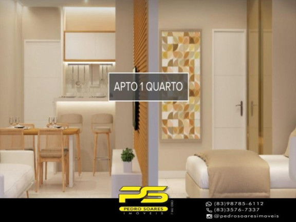 Imagem Apartamento com 1 Quarto à Venda, 51 m² em Manaíra - João Pessoa