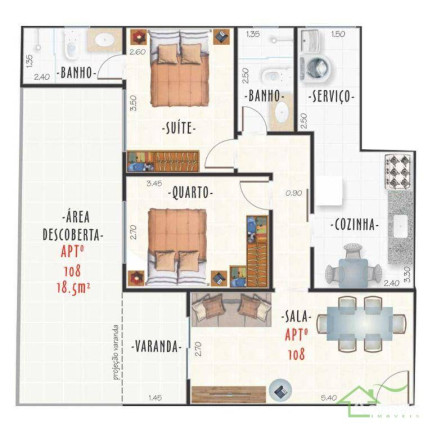 Imagem Apartamento com 2 Quartos à Venda, 79 m² em Centro - Juiz De Fora Imagem Apartamento com 2 Quartos à Venda, 79 m² em Centro - Juiz De Fora