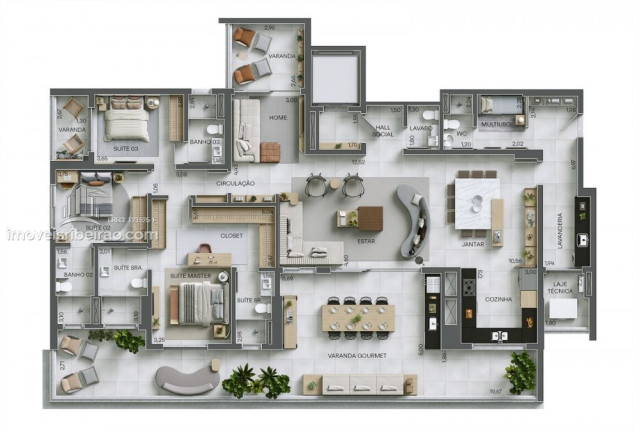 Imagem Apartamento com 3 Quartos à Venda, 283 m² em Jardim Ilhas Do Sul - Ribeirão Preto Imagem Apartamento com 3 Quartos à Venda, 283 m² em Jardim Ilhas Do Sul - Ribeirão Preto