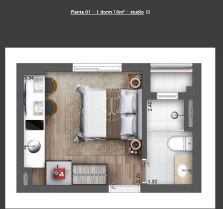 Imagem Apartamento com 1 Quarto à Venda, 18 m² em Chácara Santo Antônio (zona Sul) - São Paulo Imagem Apartamento com 1 Quarto à Venda, 18 m² em Chácara Santo Antônio (zona Sul) - São Paulo