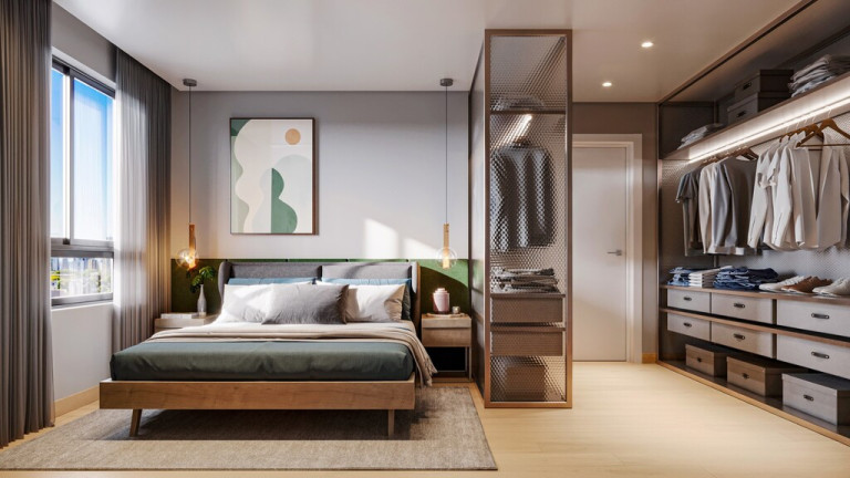 Imagem Apartamento com 1 Quarto à Venda, 30 m² em Bacacheri - Curitiba