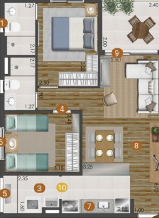 Imagem Imóvel com 2 Quartos à Venda, 62 m² em Saúde - São Paulo