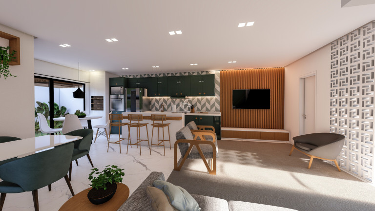 Imagem Casa com 3 Quartos à Venda, 108 m² em Saguaçu - Joinville Imagem Casa com 3 Quartos à Venda, 108 m² em Saguaçu - Joinville