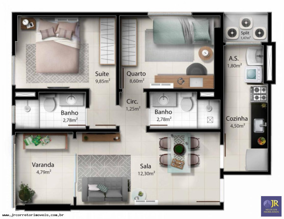 Imagem Apartamento com 2 Quartos à Venda, 58 m² em Jockey De Itaparica - Vila Velha Imagem Apartamento com 2 Quartos à Venda, 58 m² em Jockey De Itaparica - Vila Velha