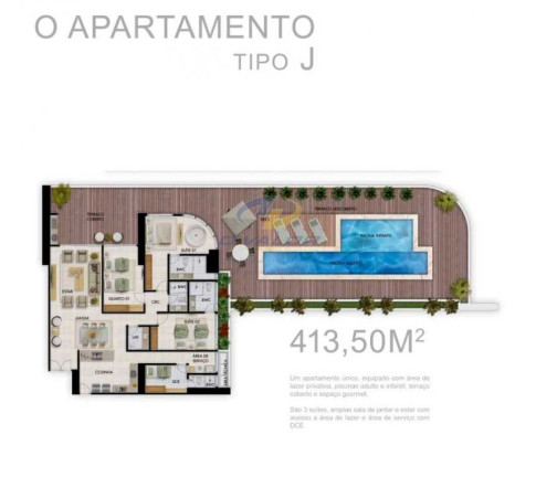 Imagem Apartamento com 3 Quartos à Venda, 410 m² em Altiplano Cabo Branco - João Pessoa
