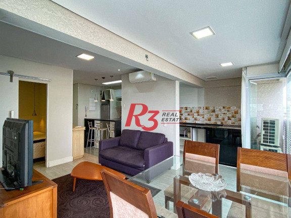 Imagem Apartamento com 1 Quarto à Venda, 53 m² em Ponta Da Praia - Santos