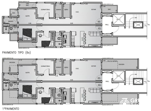 Imagem Apartamento com 2 Quartos à Venda, 50 m² em Campestre - Santo André Imagem Apartamento com 2 Quartos à Venda, 50 m² em Campestre - Santo André