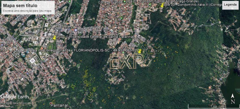 Imagem Terreno à Venda, 44 m² em Córrego Grande - Florianópolis Imagem Terreno à Venda, 44 m² em Córrego Grande - Florianópolis