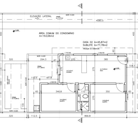 Imagem Casa com 2 Quartos à Venda, 45 m² em Bairro Alto - Curitiba Imagem Casa com 2 Quartos à Venda, 45 m² em Bairro Alto - Curitiba