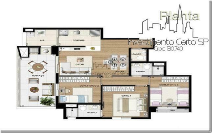 Imagem Apartamento com 3 Quartos à Venda, 88 m² em Tatuapé - São Paulo