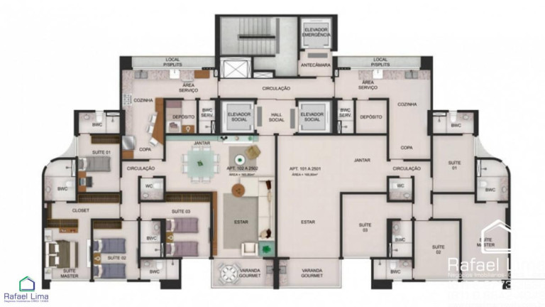 Apartamento com 4 Quartos à Venda, 165 m² em Monteiro - Recife