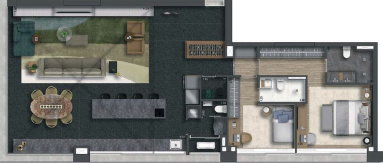 Imagem Apartamento com 3 Quartos à Venda, 134 m² em Itaim Bibi - São Paulo Imagem Apartamento com 3 Quartos à Venda, 134 m² em Itaim Bibi - São Paulo