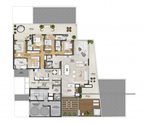 Imagem Apartamento com 4 Quartos à Venda, 280 m² em Exposição - Caxias Do Sul