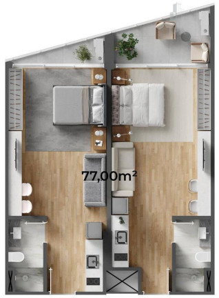 Imagem Apartamento com 1 Quarto à Venda, 46 m² em Centro - Itajaí Imagem Apartamento com 1 Quarto à Venda, 46 m² em Centro - Itajaí