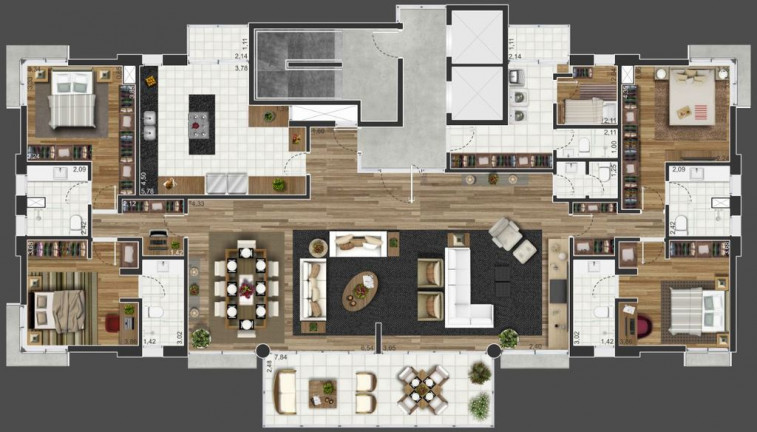 Imagem Apartamento com 2 Quartos à Venda, 128 m² em Vila Progredior - São Paulo