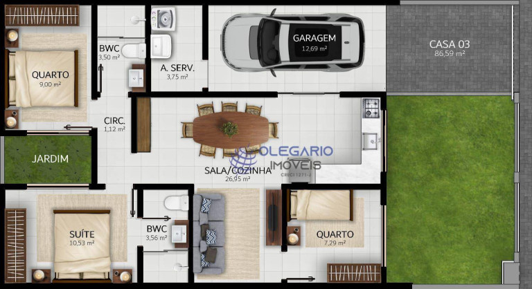 Imagem Casa com 2 Quartos à Venda, em Armação - Penha Imagem Casa com 2 Quartos à Venda, em Armação - Penha
