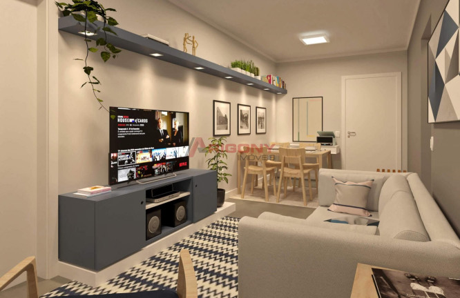 Imagem Apartamento com 1 Quarto à Venda, 47 m² em Nossa Senhora Do Rosário - Santa Maria