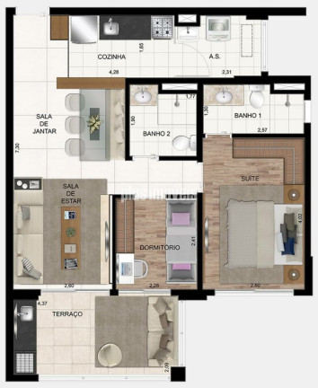 Imagem Apartamento com 2 Quartos à Venda, 70 m² em Liberdade - São Paulo Imagem Apartamento com 2 Quartos à Venda, 70 m² em Liberdade - São Paulo