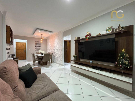 Apartamento com 2 Quartos à Venda, 75 m² em Vila Guilhermina - Praia Grande