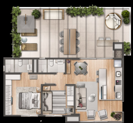 Imagem Imóvel com 2 Quartos à Venda, 108 m² em Menino Deus - Porto Alegre