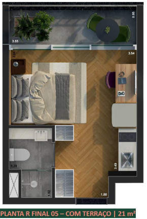 Imagem Imóvel com 1 Quarto à Venda, 22 m² em Vila Clementino - São Paulo