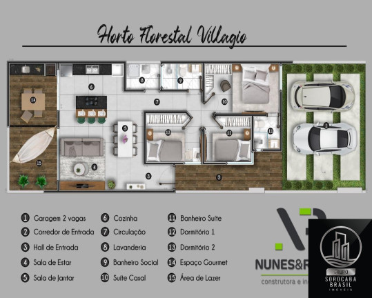 Imagem Casa com 3 Quartos à Venda, 100 m² em Horto Florestal - Sorocaba
