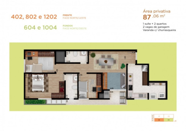 Imagem Apartamento com 3 Quartos à Venda, 112 m² em Centro - Cascavel Imagem Apartamento com 3 Quartos à Venda, 112 m² em Centro - Cascavel