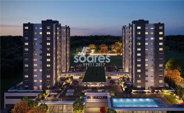 Imagem Apartamento com 2 Quartos à Venda, 61 m² em Areal - Pelotas