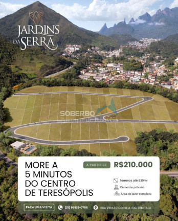 Terreno à Venda, 450 m² em Ermitage - Teresópolis