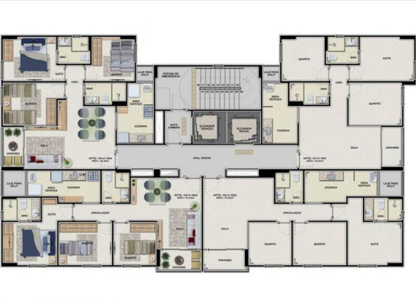 Apartamento com 3 Quartos à Venda, 61 m² em Casa Amarela - Recife