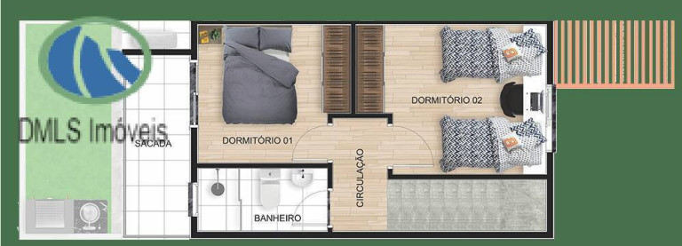 Imagem Casa com 2 Quartos à Venda, 60 m² em Centreville - Cotia