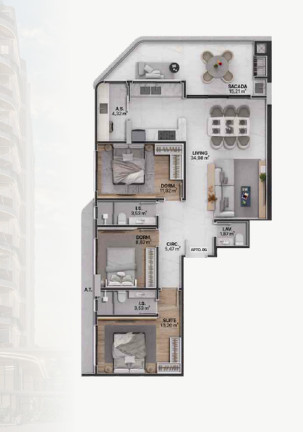 Imagem Imóvel com 4 Quartos à Venda, 177 m² em Praia Brava De Itajaí - Itajaí Imagem Imóvel com 4 Quartos à Venda, 177 m² em Praia Brava De Itajaí - Itajaí